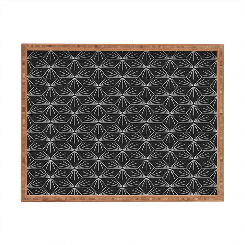 Holli Zollinger SUN TILE CHARCOAL Rectangular Tray