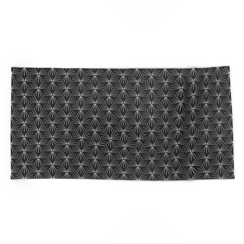 Holli Zollinger SUN TILE CHARCOAL Beach Towel
