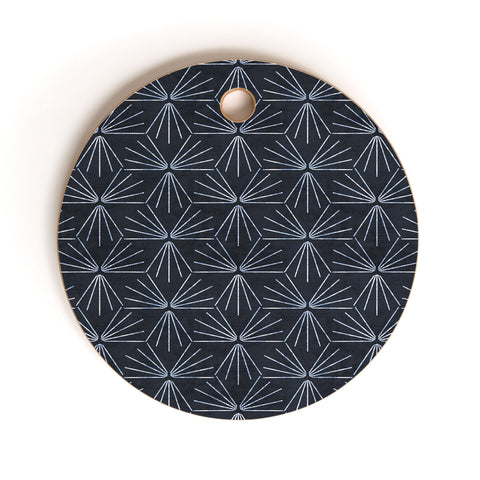 Holli Zollinger SUN TILE DARK Cutting Board Round
