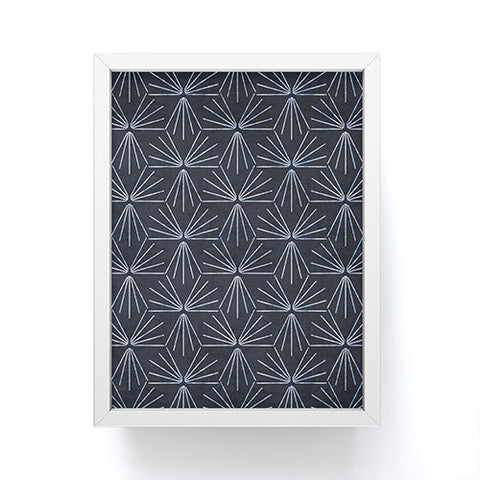 Holli Zollinger SUN TILE DARK Framed Mini Art Print