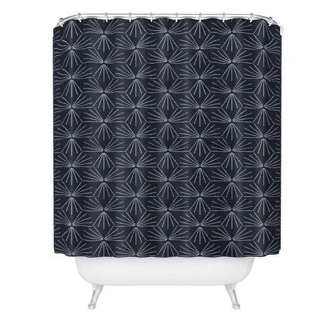 Holli Zollinger SUN TILE DARK Shower Curtain