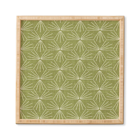 Holli Zollinger SUN TILE GREEN Framed Wall Art