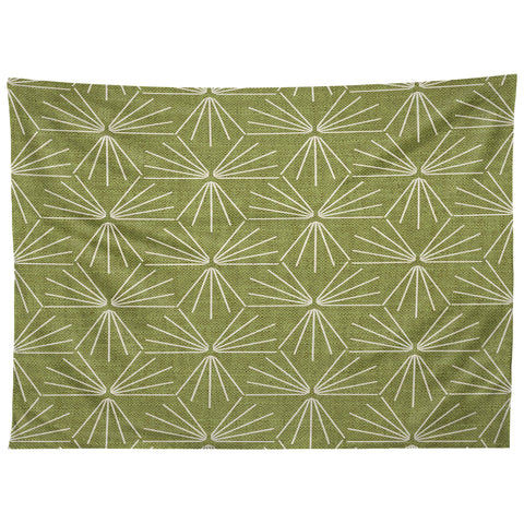 Holli Zollinger SUN TILE GREEN Tapestry