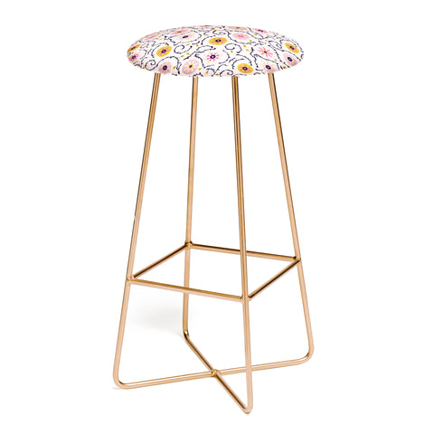 Holli Zollinger Suzani Pink Bar Stool