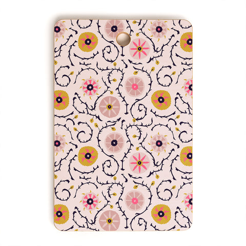 Holli Zollinger Suzani Pink Cutting Board Rectangle