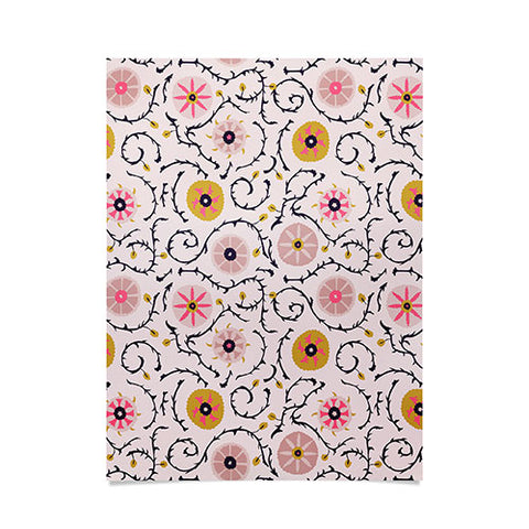 Holli Zollinger Suzani Pink Poster