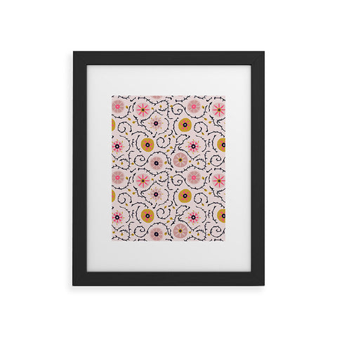 Holli Zollinger Suzani Pink Framed Art Print