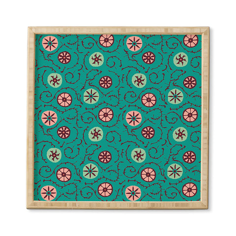 Holli Zollinger SUZANI TURQUOISE Framed Wall Art