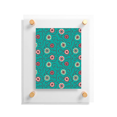 Holli Zollinger SUZANI TURQUOISE Floating Acrylic Print