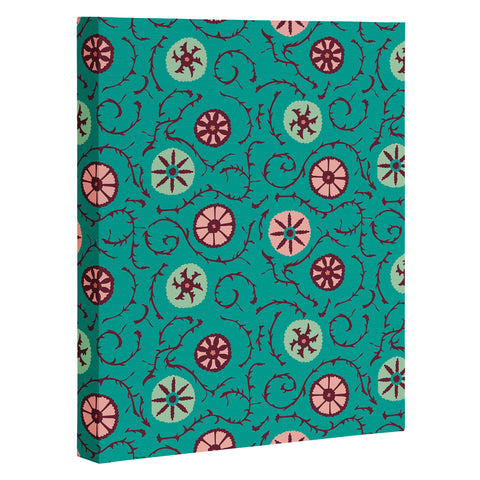 Holli Zollinger SUZANI TURQUOISE Art Canvas