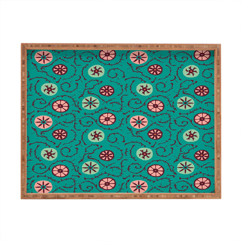 Holli Zollinger SUZANI TURQUOISE Rectangular Tray