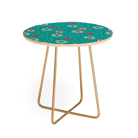 Holli Zollinger SUZANI TURQUOISE Round Side Table