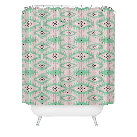 Holli Zollinger Talulah Ikat Shower Curtain