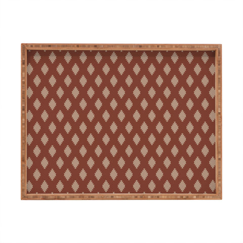 Holli Zollinger TAOS TILE MARSALA Rectangular Tray