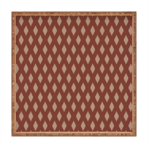 Holli Zollinger TAOS TILE MARSALA Square Tray