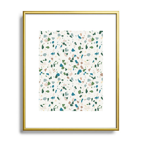 Holli Zollinger TERRAZZO Metal Framed Art Print