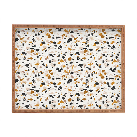 Holli Zollinger TERRAZZO NATURAL Rectangular Tray