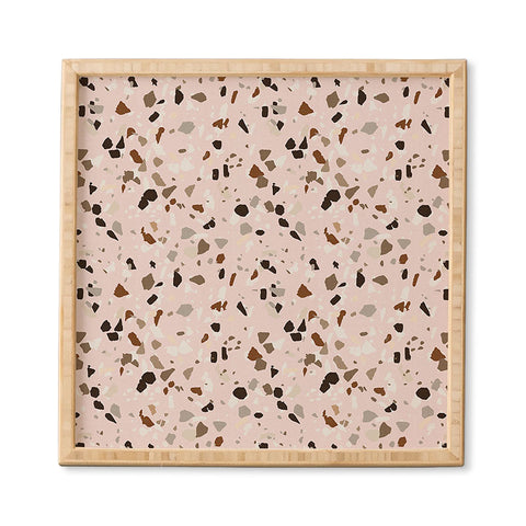 Holli Zollinger TERRAZZO OCHRE Framed Wall Art