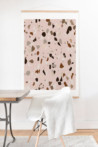 Holli Zollinger TERRAZZO OCHRE Art Print And Hanger