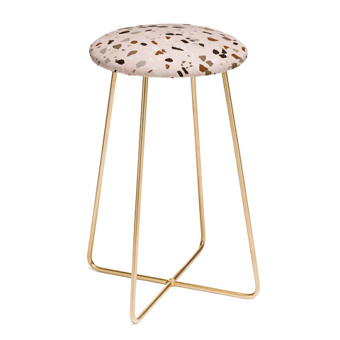Holli Zollinger TERRAZZO OCHRE Counter Stool