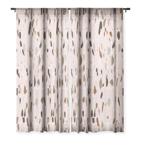 Holli Zollinger TERRAZZO OCHRE Sheer Non Repeat