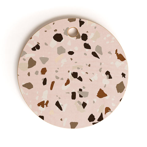 Holli Zollinger TERRAZZO OCHRE Cutting Board Round