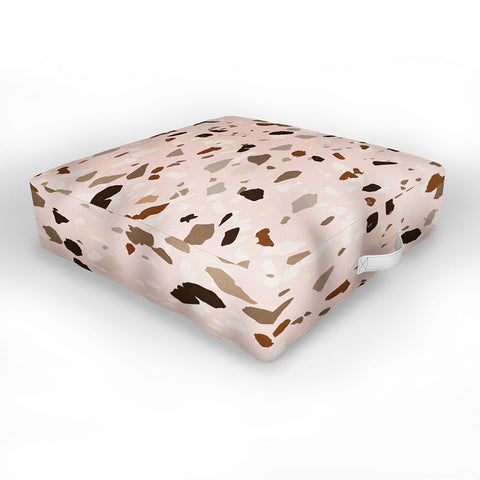Holli Zollinger TERRAZZO OCHRE Outdoor Floor Cushion