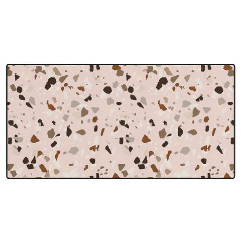 Holli Zollinger TERRAZZO OCHRE Desk Mat