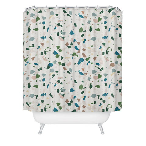 Holli Zollinger TERRAZZO Shower Curtain
