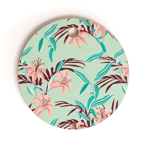 Holli Zollinger TIGERLILY Cutting Board Round