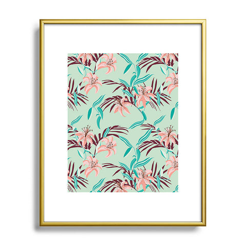 Holli Zollinger TIGERLILY Metal Framed Art Print