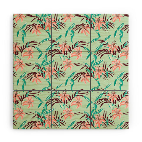 Holli Zollinger TIGERLILY Wood Wall Mural