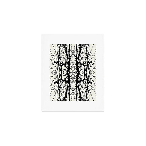 Holli Zollinger Tree Silhouette Black Art Print