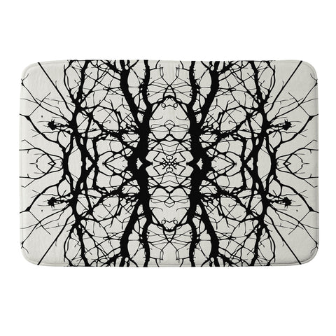 Holli Zollinger Tree Silhouette Black Memory Foam Bath Mat