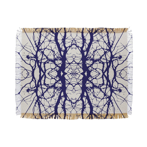 Holli Zollinger Tree Silhouette Throw Blanket
