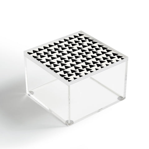 Holli Zollinger Triangles Black Acrylic Box