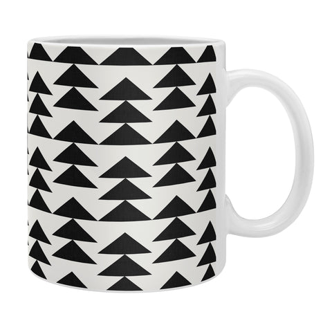 Holli Zollinger Triangles Black Coffee Mug