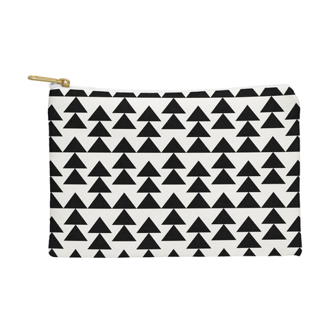 Holli Zollinger Triangles Black Pouch