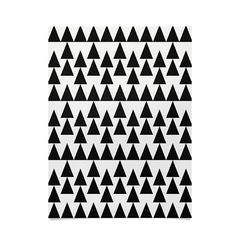 Holli Zollinger Triangles Black Poster