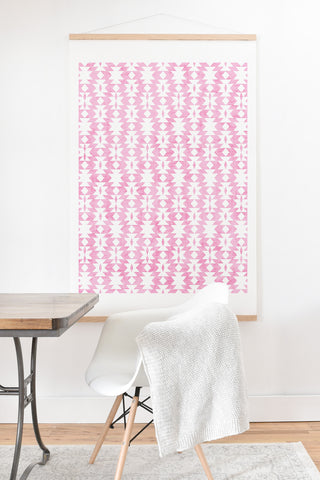Holli Zollinger Tribal Pink Art Print And Hanger