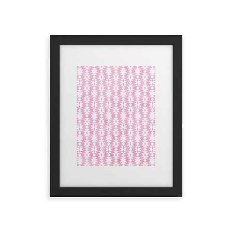 Holli Zollinger Tribal Pink Framed Art Print