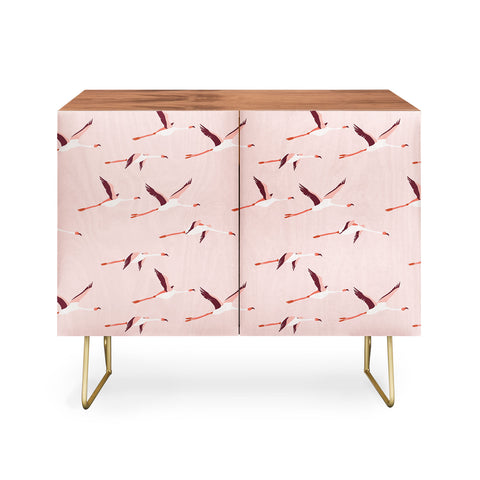 Holli Zollinger TROPICA FLAMINGO Credenza