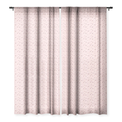 Holli Zollinger TROPICA FLAMINGO Sheer Window Curtain