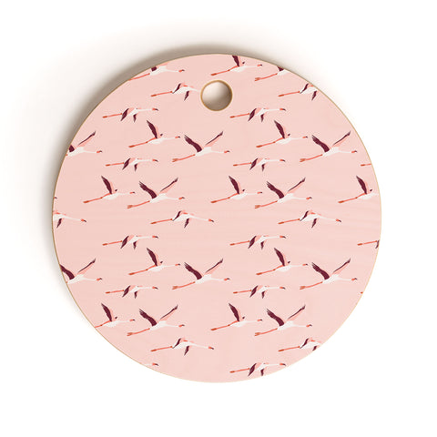 Holli Zollinger TROPICA FLAMINGO Cutting Board Round