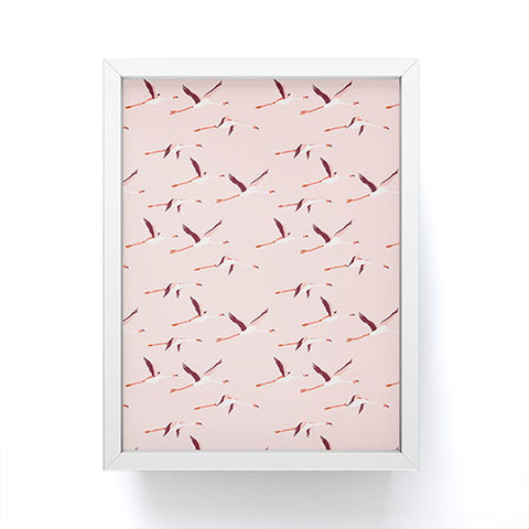Holli Zollinger TROPICA FLAMINGO Framed Mini Art Print