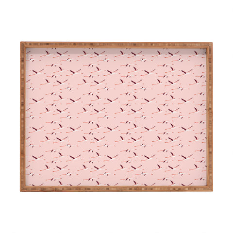 Holli Zollinger TROPICA FLAMINGO Rectangular Tray