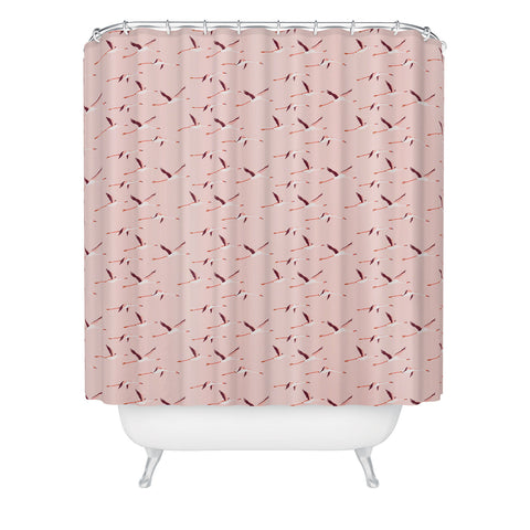 Holli Zollinger TROPICA FLAMINGO Shower Curtain