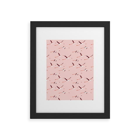 Holli Zollinger TROPICA FLAMINGO Framed Art Print