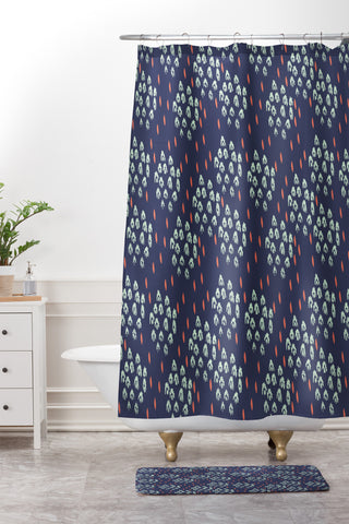 Holli Zollinger TROPICA Shower Curtain And Mat