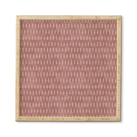 Holli Zollinger UMBRA IKAT MARSALA Framed Wall Art